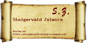 Steigervald Zelmira névjegykártya